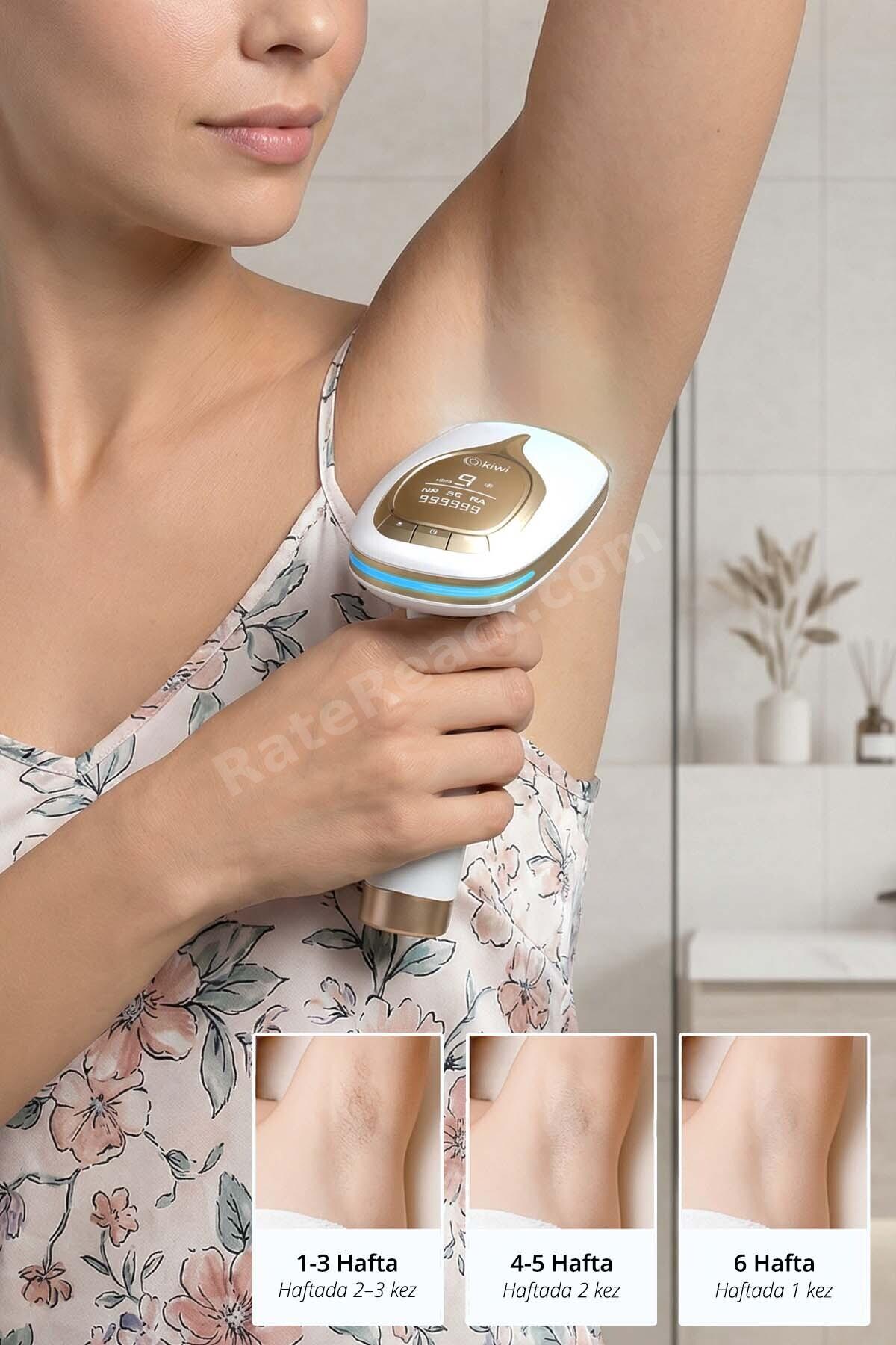 KEP-6837 Ipl Lazer Epilasyon Aleti Safir Buz Başlık | 9 Güç Seviyesi & SHR Modu