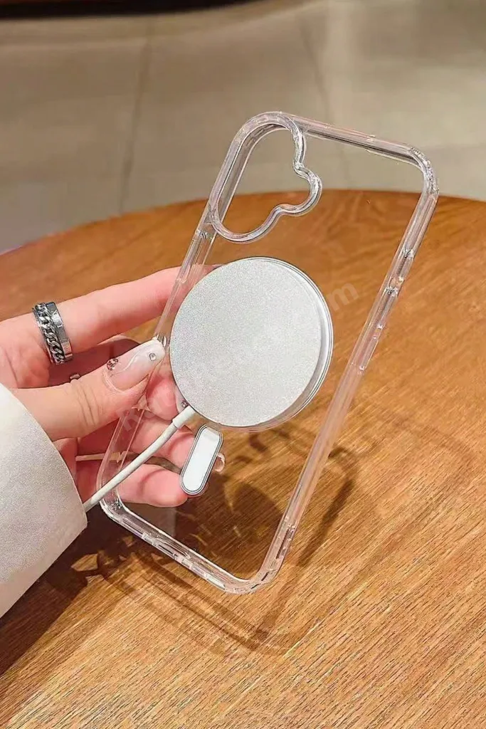 Apple İphone 17 PRO MAX Uyumlu Şeffaf MagSafe Kılıf Darbe Emici Silikon, Kamera Korumalı, Manyetik