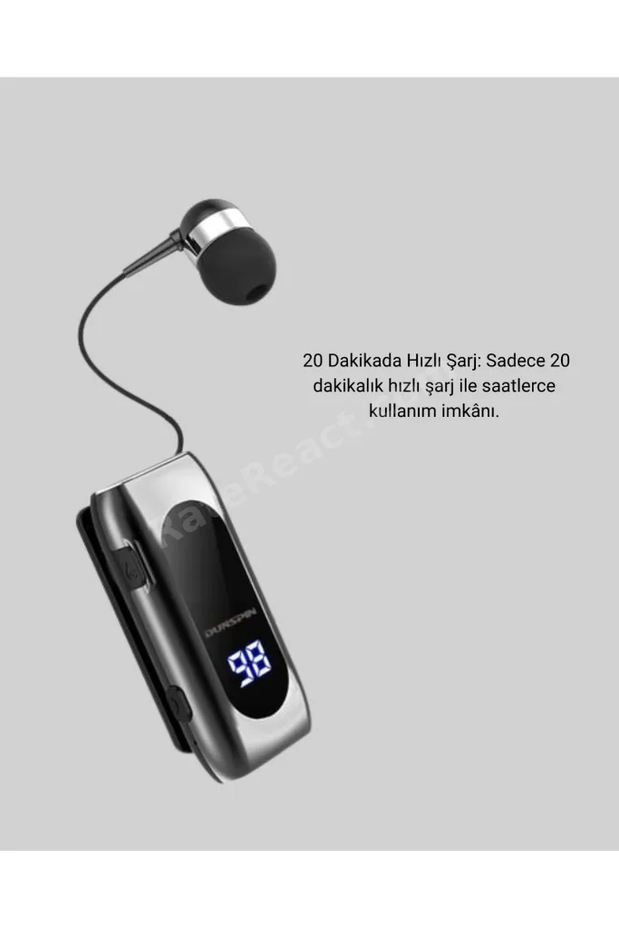 ElivoraSell Uzun Pil Ömürlü Kablosuz Kulaklık – 25 Saat Konuşma ve Müzik Süresi 1203179