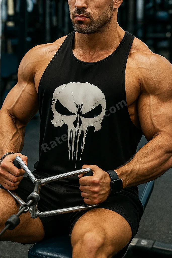Fitness Atleti Gym Fitness Tank Top Sporcu Atleti Spor Atleti Sporcu Atleti Fitness Atleti