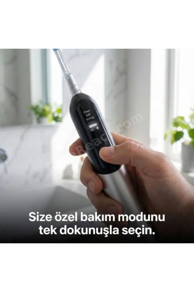 TTKTEKNOLOJİ NTL-TB-12PS ŞARJLI SONİK DİŞ FIRÇASI SİLVER, DİJİTAL EKRANLI, 60° HAREKETLİ BAŞLIK TTKT