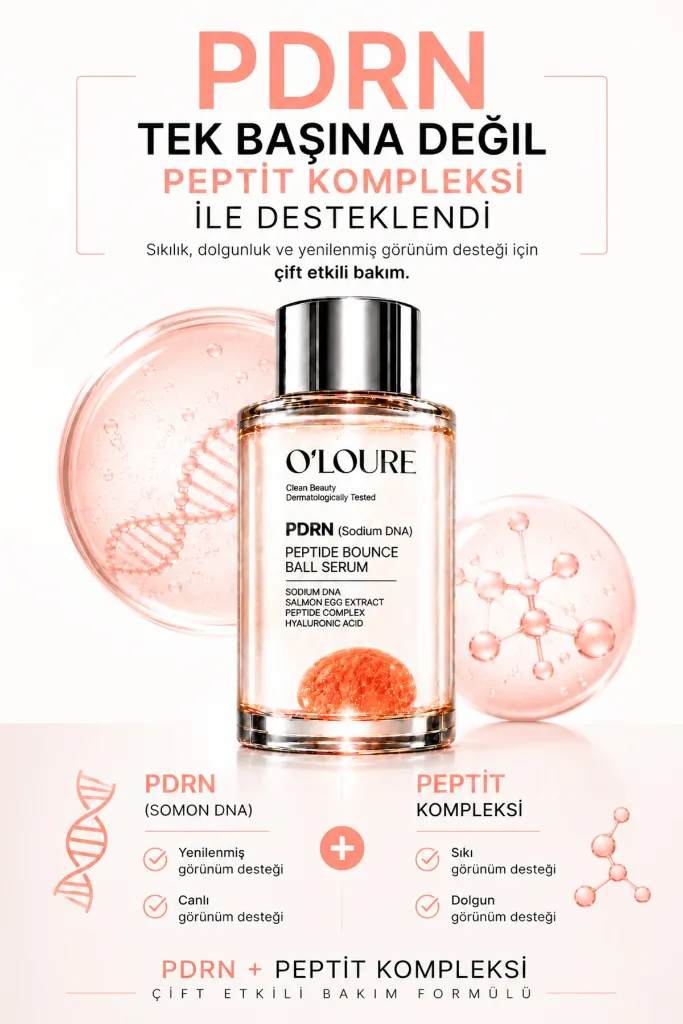 PDRN SOMON DNA Peptide Bounce Ball Yenileyici ve Sıkılaştırıcı Cilt Serumu 30 ml