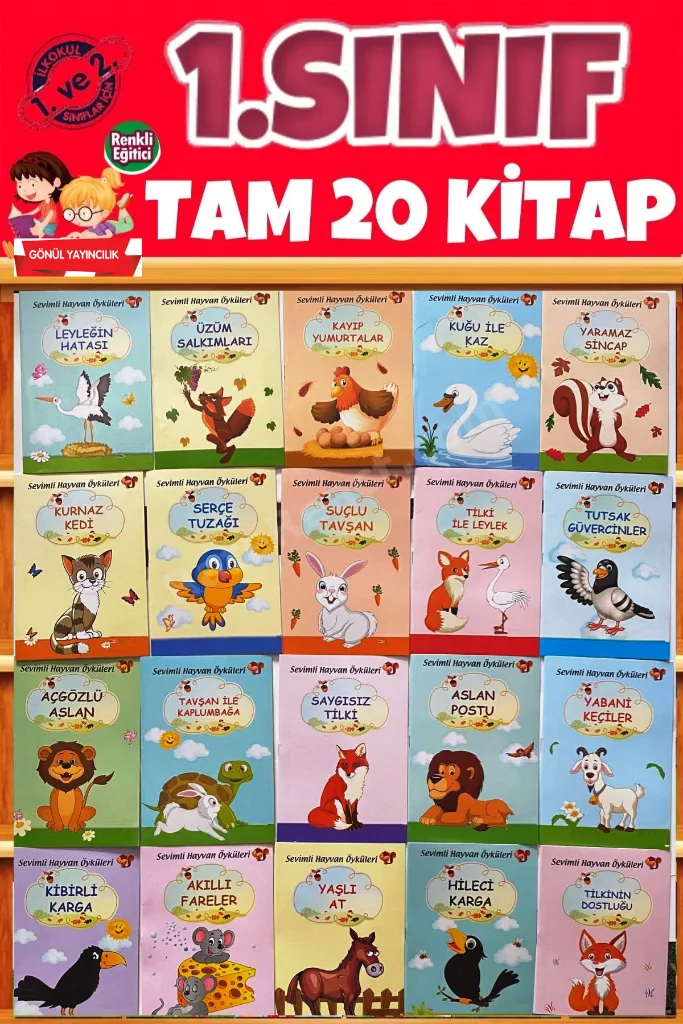 1.sınıflar Için Okumayı Sevdiren 20'li Kitap Seti