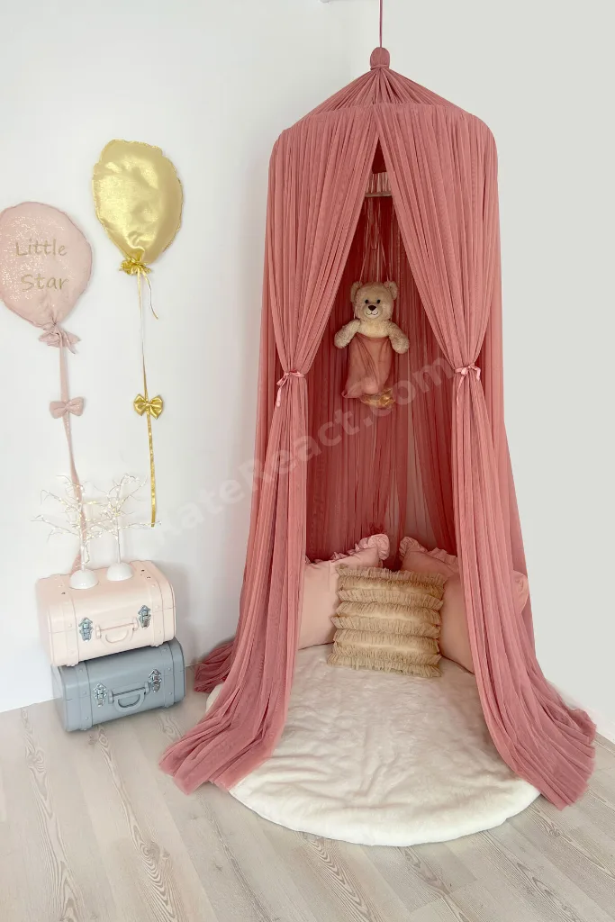 Tül Cibinlik Deluxe Dusty Rose