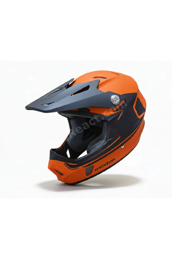 KS-05 Fullface Turuncu M 57-58cm Bisiklet Kaskı