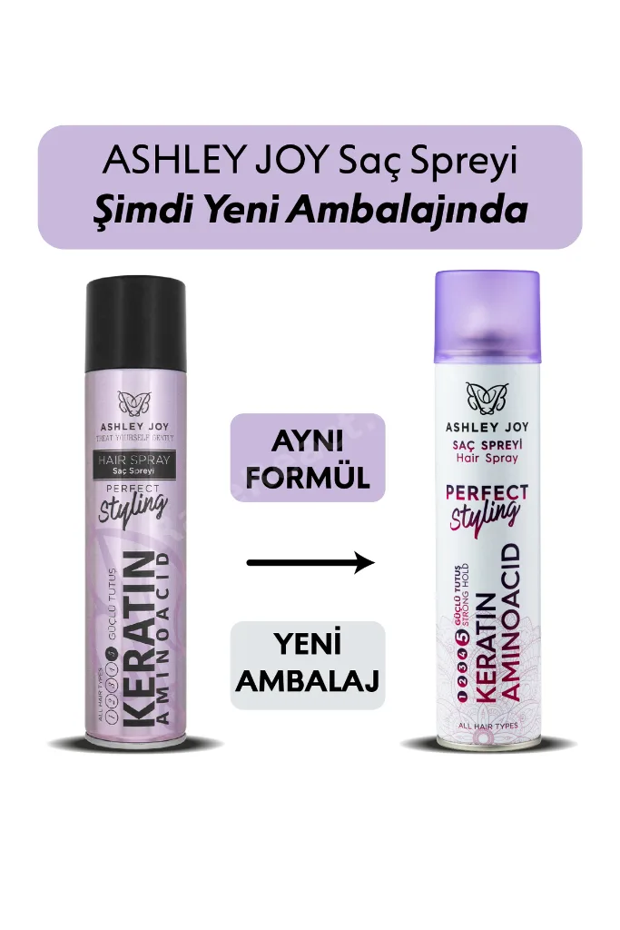 Keratin Ve Aminoasit Içeren Güçlütutuş Şekillendirici Saç Spreyi 300 ml