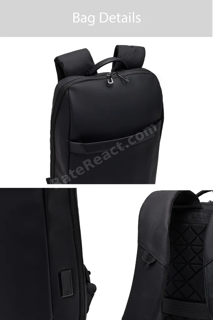 D-Pack Unisex Siyah Teknolojik Kumaş Sırt Çantası 25WBD30096F