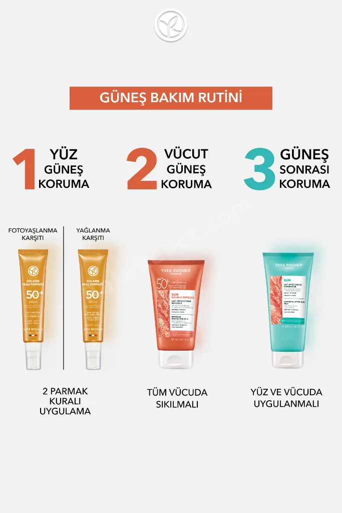 Sun Double Defense Cildi Anında Nemlendirici SPF50+ Korumalı Yüz ve Vücut Güneş Losyonu 150ml