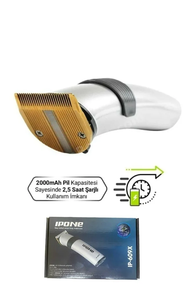 Ip-609x Şarjlı Saç Sakal Tıraş Makinesi