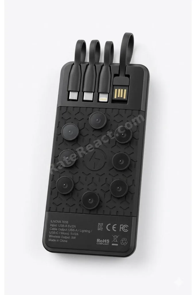 Powerbank 10.000 mAh with Wıreless Charger