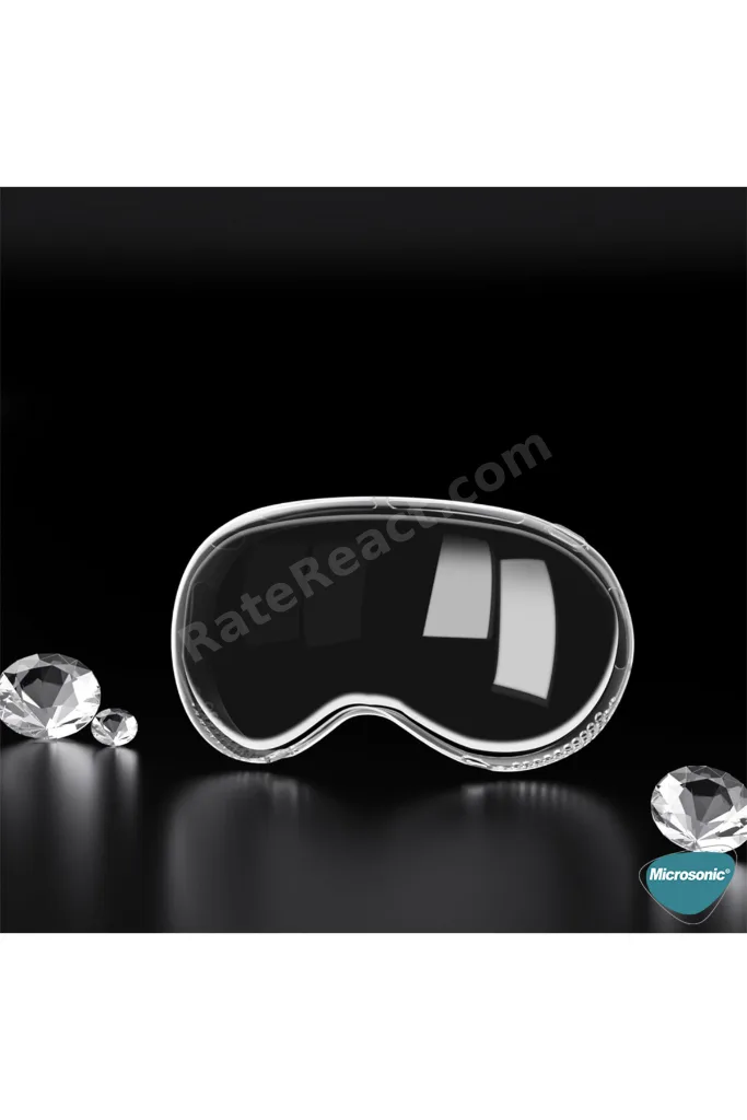 Apple Vision Pro Kılıf Crystal Clear TPU Cover Şeffaf