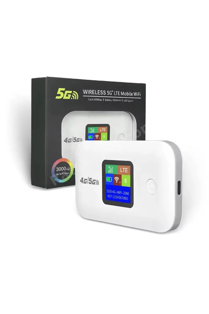 4G Mobil Sim Kart Girişli Wifi Router 150mbps 3000mah Taşınabilir Hotspot Modem