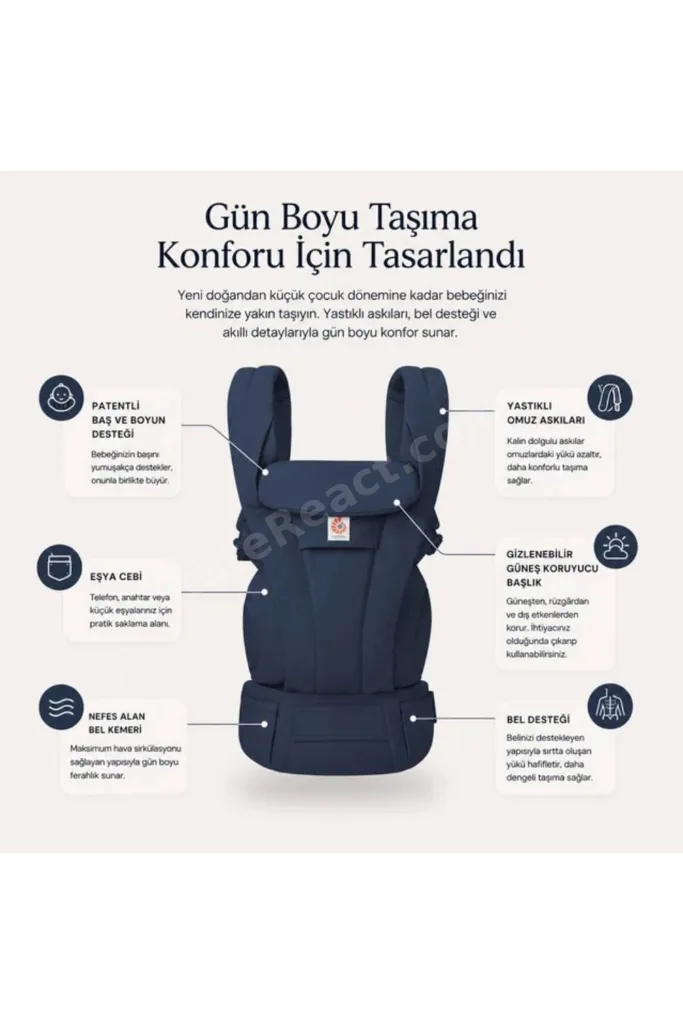 Taşıyıcı | Omni Deluxe Coton | Midnight Blue