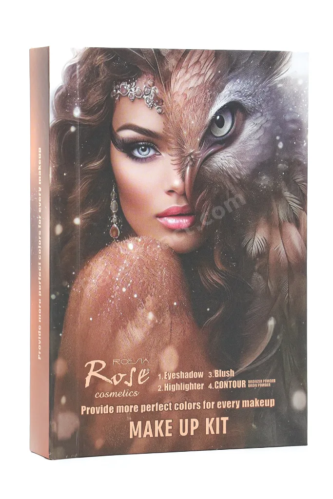 Rose Baykuş Make Up Kit 43 Renkli Çok Fonksiyonlu Defter Model Makyaj Seti