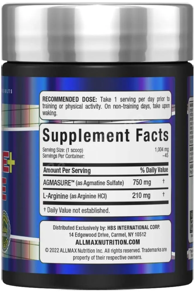 Nutrition Agmatine Sulfate Arginine Hcl