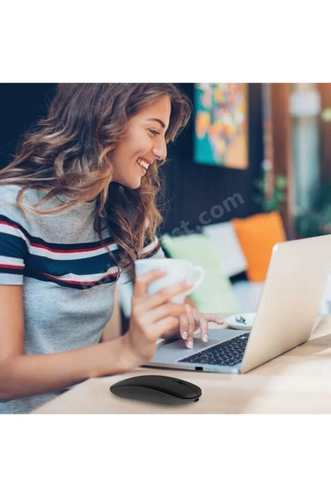 Imıce Mouse Şarj Edilebilir, Kablosuz Optik Mouse 2.4 Ghz E-1300