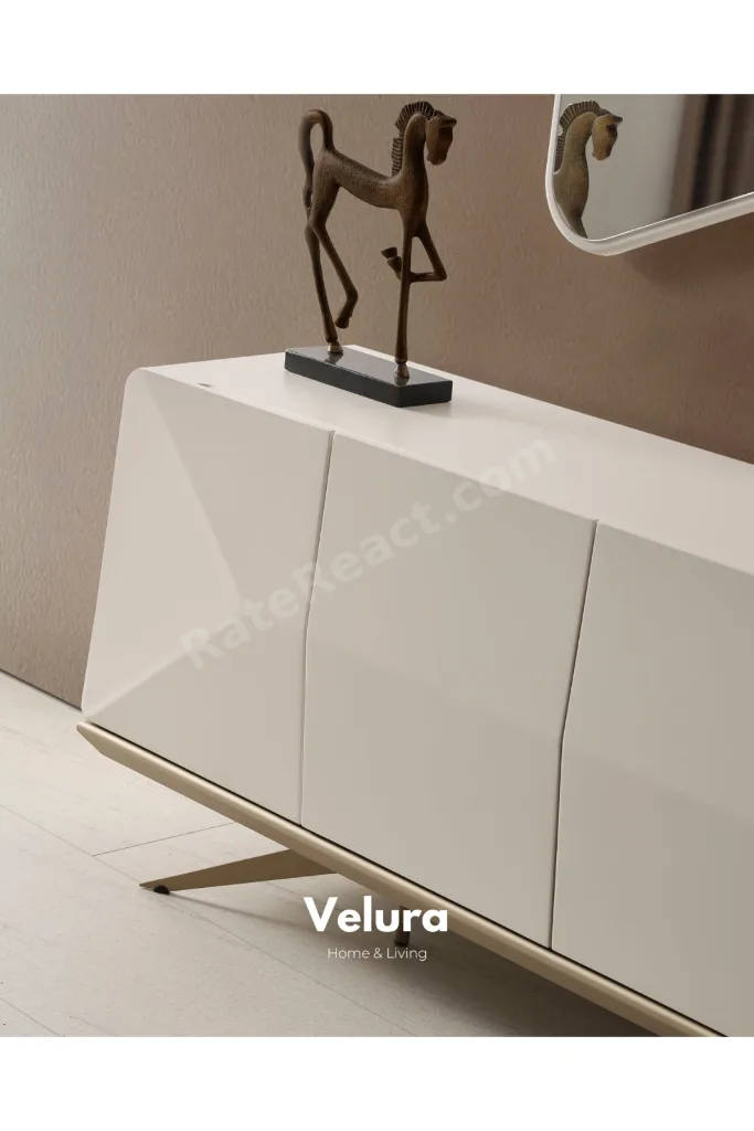 Vakko Yemek Odası Takımı - Gold (TV Ünitesi Dahil)