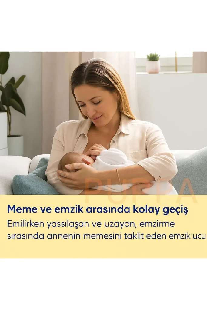 Orijinal l Emzik 2'li Set I Sterilize Kutuda I 0-6 Aylık I Tavşan/Ceylan