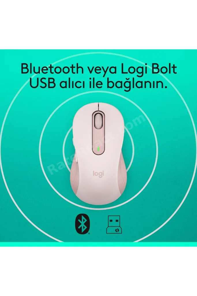 LOGİTECH M650 SİGNATURE KABLOSUZ MOUSE GÜL 910-006254