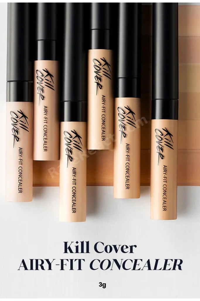 Hafif Formüllü, Uzun Süre Kalıcı Kapatıcı CLIO Kill Cover Airy-Fit Concealer (2 Lingerie)