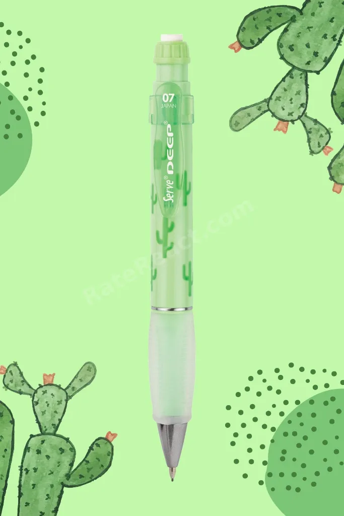 Deep 0.7 Mm Mekanik Kurşun Kalem Pastel Doğa Desenli 6'lı Set