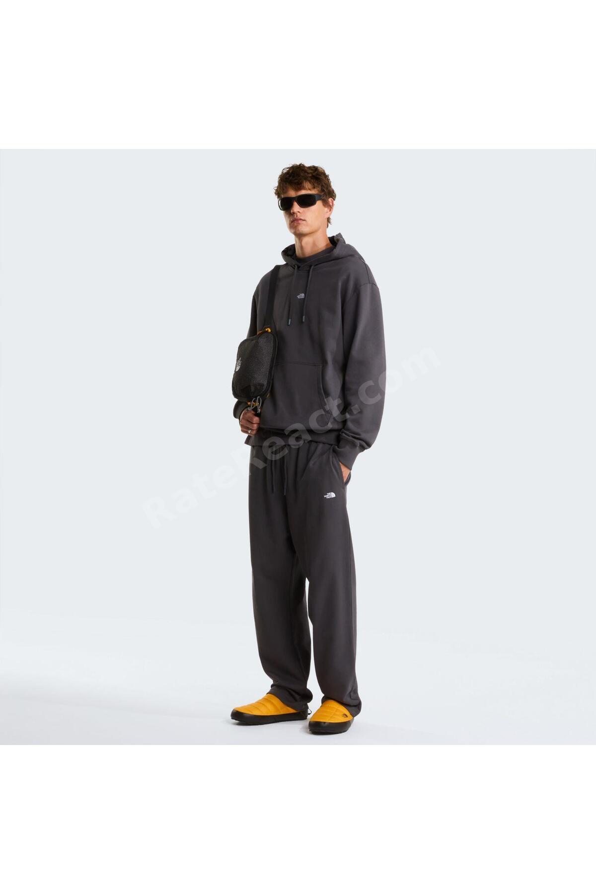 U ESSENTIAL LIGHT RELAXED HOODIE Unisex Sweatshirt NF0A8GQDRHI1 Gri-XL