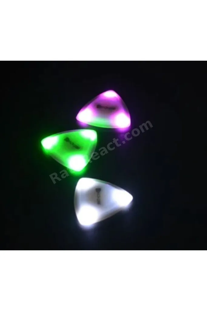 Led Light Pick - Işıklı Pena Tüm Gitarlara Uyumlu
