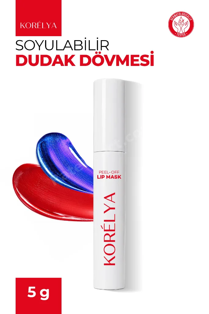 Soyulabilir Dudak Dövmesi 5 g | Canlı Kırmızı