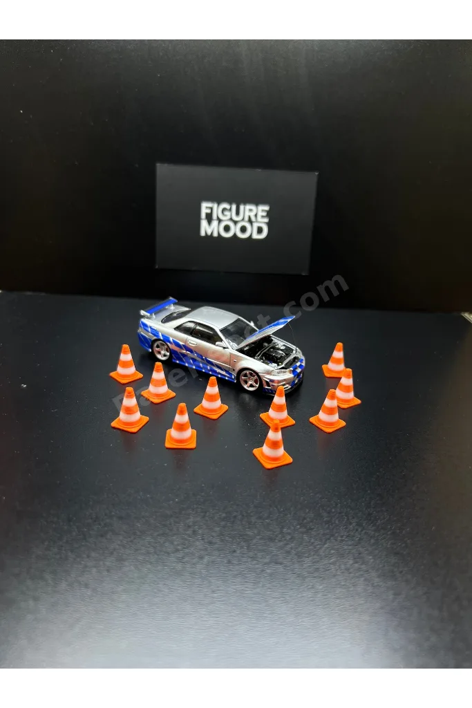 1/64 Duba 10 Adet Diorama Maket Malzemesi - Araç Dahil Değildir