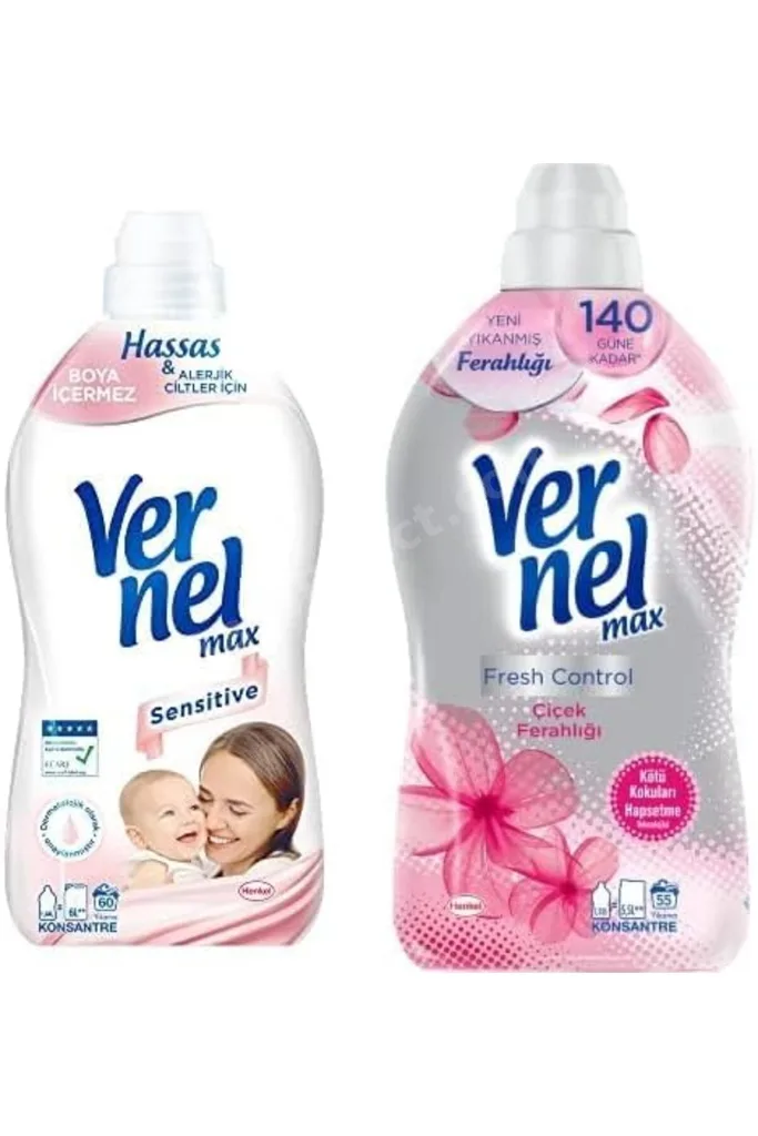 TTKTEKNOLOJİ Vernel Seti | max Taze Sensitive Alerjik Ciltler için Boya İçermeyen 60 Yıkama x1 + Max