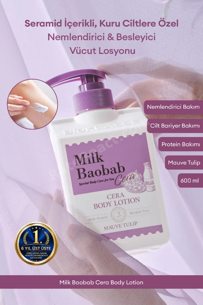 Kuru Ciltlere Özel Nemlendirici&Besleyici Vücut Losyonu Cera Body Lotion (Mauve Tulip)