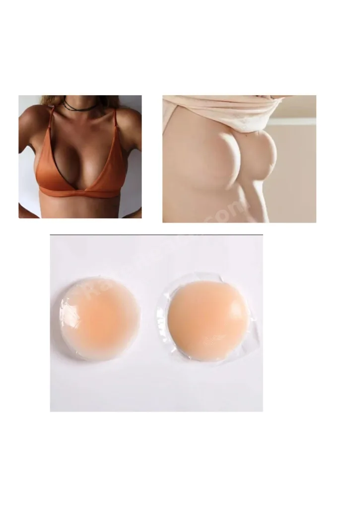 Göğüs Ucu Silikon Güğüs Ucu Kapatıcı Pad Bant Yıkanabilir Bikini Altı Kapatıcı