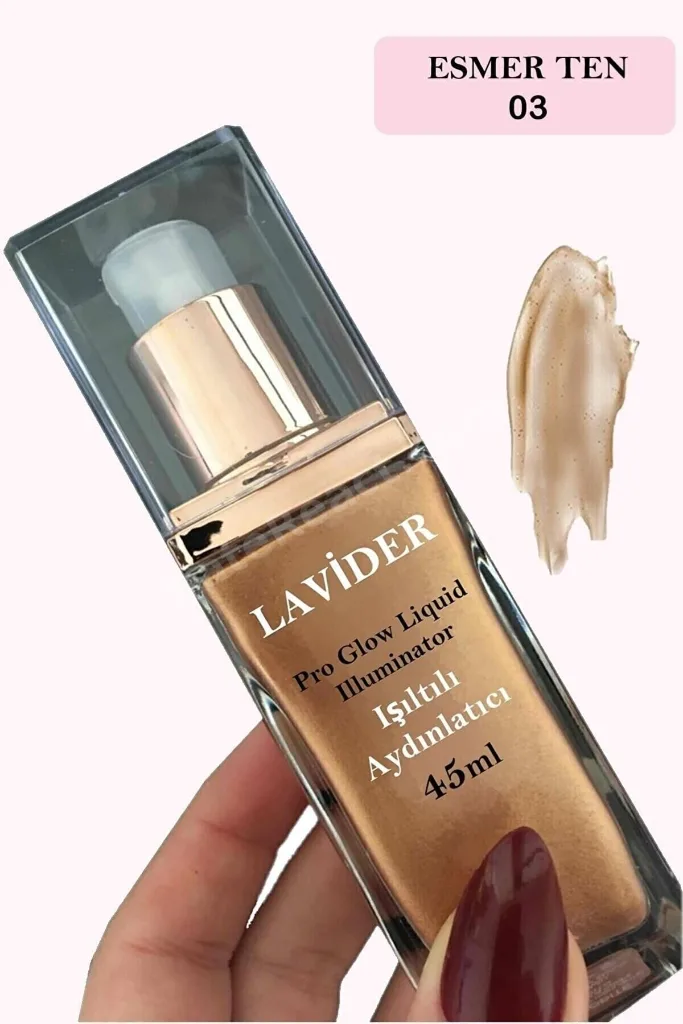 Pro Glow Liquid Illuminator Işıltılı Aydınlatıcı Bronzer 45 ml No:03 Esmer Ten (KOYU)