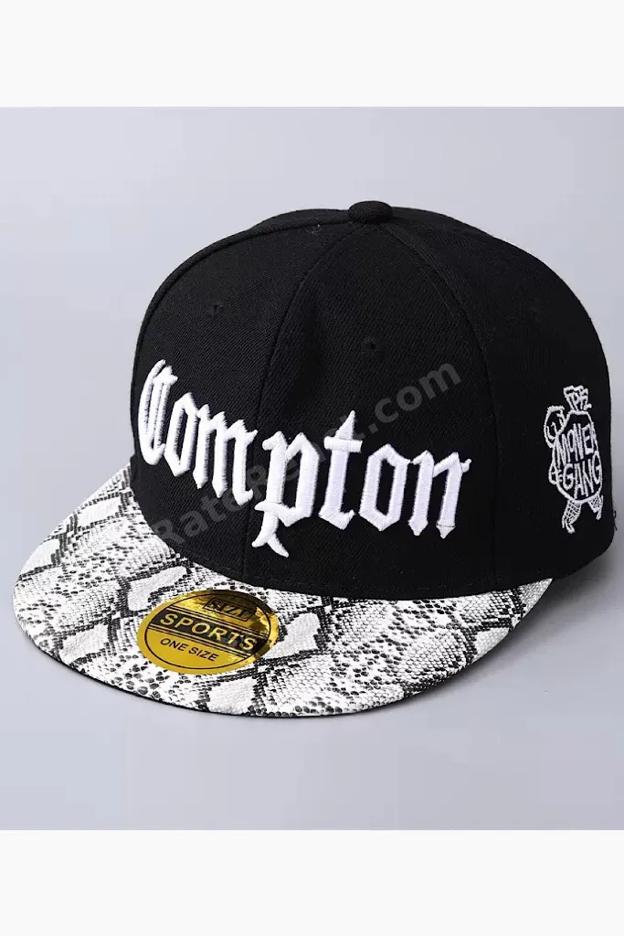 Hip Hop Snapback Cap Şapka Siyah Unisex Erkek/Kadın (Arkası Ayarlamalı)