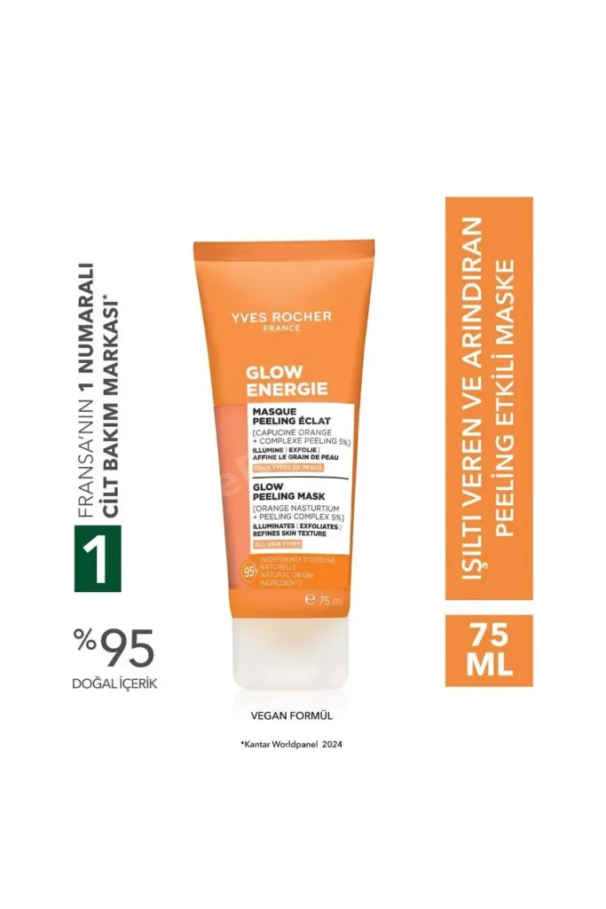 Peeling Maske - %5 AHA - Işıltı Veren Antioksidan Botanik Kompleks Bakım Glow Energie