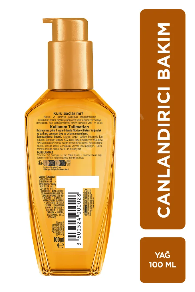L'oréal Paris Mucizevi Canlandırıcı Bakım Yağı 100 ml