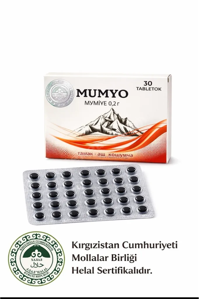 Mumiyo tablet %100 doğal katkısız mumiyo