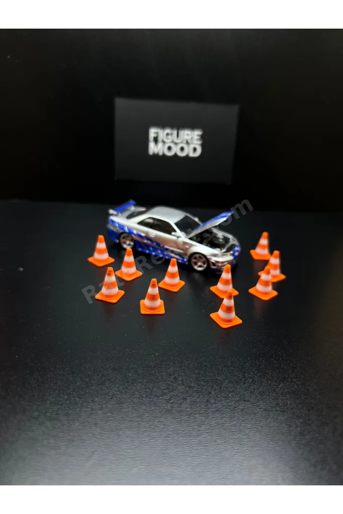 1/64 Duba 10 Adet Diorama Maket Malzemesi - Araç Dahil Değildir