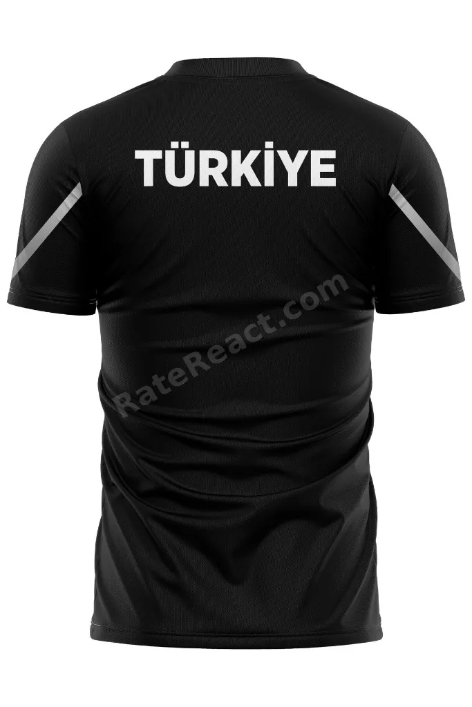 Alto 25 Milli Takım Antrenman Tişört Siyah