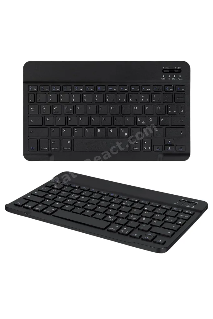 Mey İthalat® Kablosuz Bluetooth Klavye Mouse Seti Wireless Sessiz İnce Tasarım Çoklu Uyumlu
