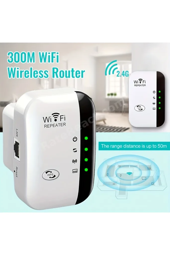 WiFi Ağ Genişletici Access Point Ethernet Destekli 300 Mbps