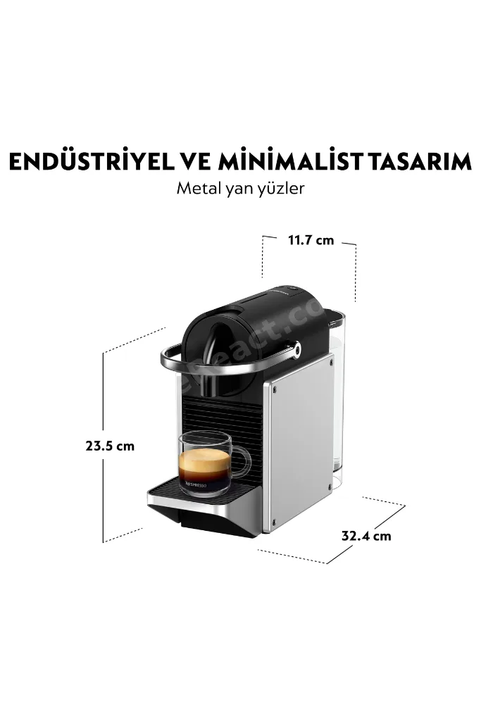 D62 Pixie Kahve Makinesi, Gümüş