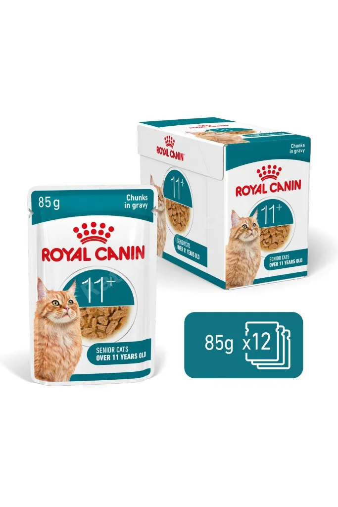 Ageing 11+ Yaşlı Ve Ileri Yaştaki Kedi Yaş Mama 85 gr X 12 Adet Gravy Soslu