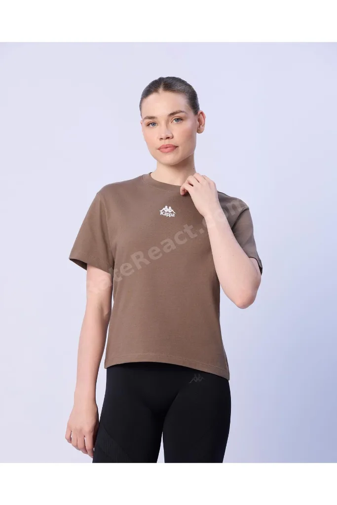 Lisa Kadın Kahverengi Regular Tişört