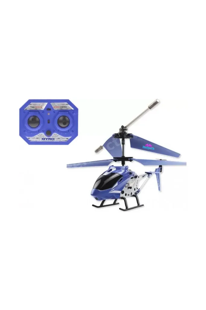 Rc Uzaktan Kumandalı Helikopter 3.5 Kanal Gyro Teknolojili PVC Kutulu Şarjlı 23 Cm