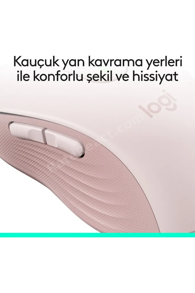 LOGİTECH M650 SİGNATURE KABLOSUZ MOUSE GÜL 910-006254