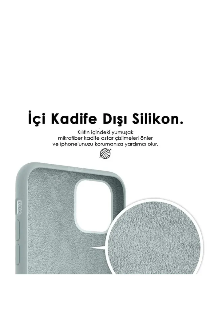 Iphone 14 Pro Max Kılıf Kadife Lansman Soft Yumuşak Silikon Kamera Korumalı Kapak Derin Mor