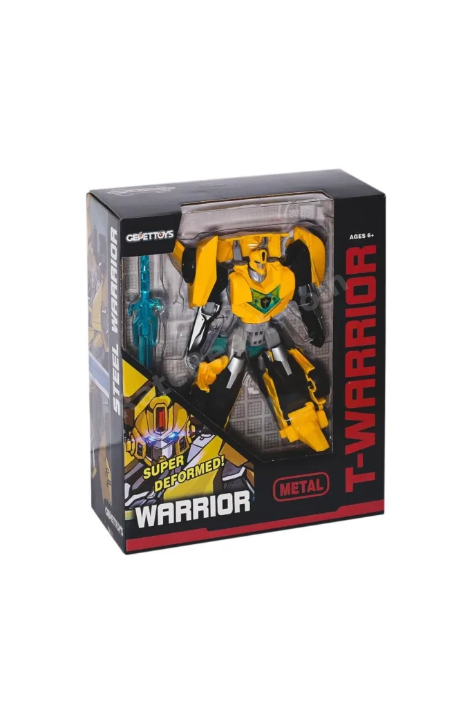 LJ1651 Metal Gövdeli Dönüşebilen Robot -Gepettoys