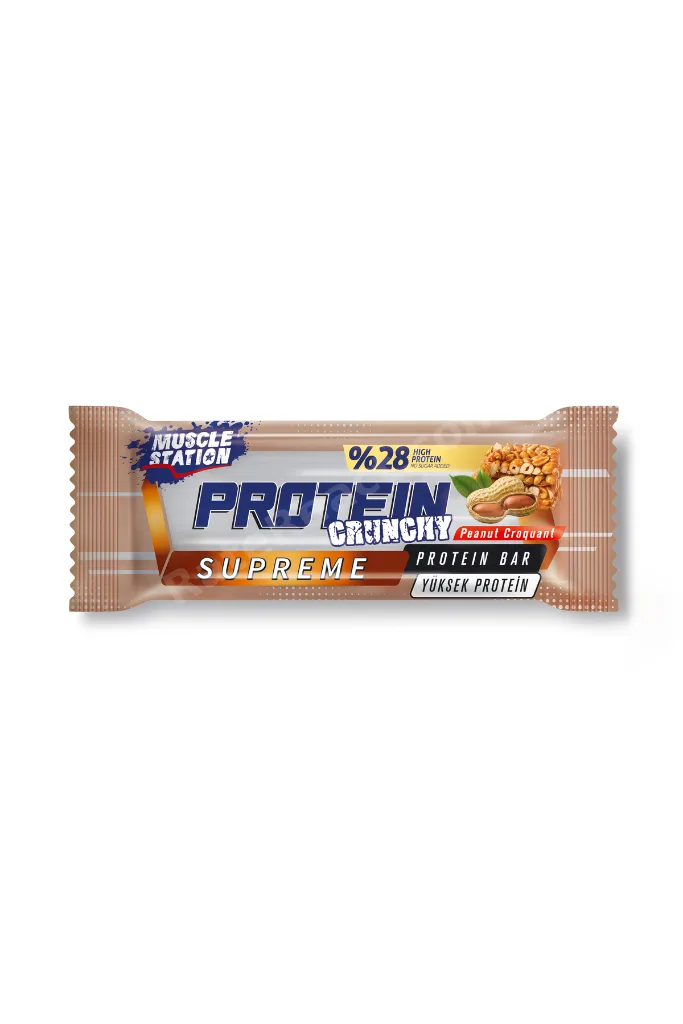 Musclestation Supreme Crunch Yerfıstık 12li kutu
