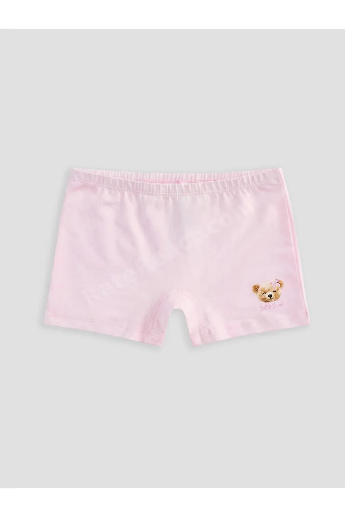 RMZ GİYİM FARKIYLA Kız Çocuk Boxer 3'lü